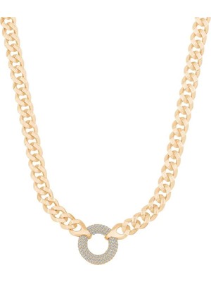 Ema Jewellery Taşlı Halka Gurmet Zincir