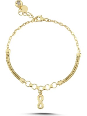 Seval Kuyumculuk Altın Sonsuzluk Bileklik