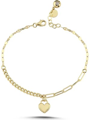 Seval Kuyumculuk Altın Kalp Bileklik