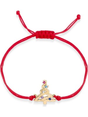 Ema Jewellery Taşlı Çam Ağacı Şans Bilekliği