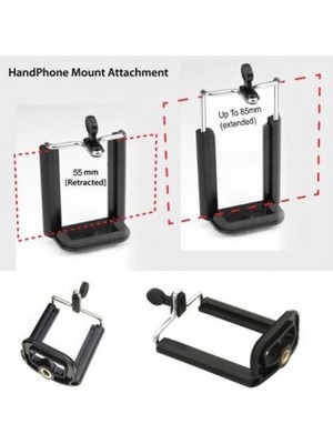 Cep Telefonu Tripod Bağlantı Aparatı Tüm Telefon ve Tripodlar Için,profesyonel Fotoğraf/video Çekim
