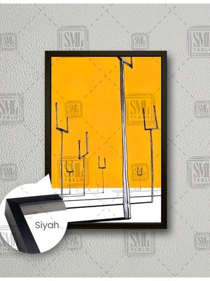 SML Tablo Muse Muzik Grubu Albüm Kapağı  Dikey Çerçeveli Kanvas Tablo