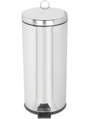 PremiumPort Krom Pedallı 40 Lt Çöp Kovası, Şık ve Pratik Tasarım