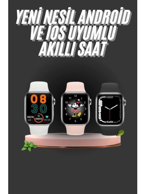 Calperia 1.83 Inç Akıllı Saat Android ve Ios Uyumlu Çağrı Cevaplayabilen Adımsayar Gps Takibi