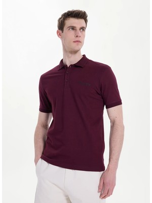 Discovery Expedition D6SM-TST3800 Bordo Erkek Polo T-Shirt