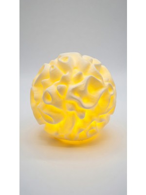 My Craft 3D MYCRAFT3D Mercan Tasarım Işıklı Obje - Estetik Bulut Gece Lambası