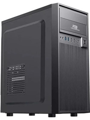 Powerboost VK-1651 500W DVD Yuvalı Panel Full Siyah USB 3.0 Atx Kasa
