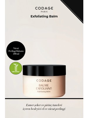 Codage Exfoliating Balm - Vücut Peelingi Balsamı 200 ml