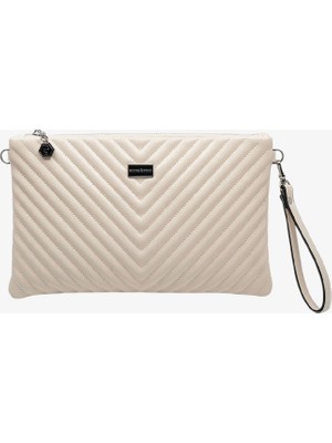 Silver & Polo Silver Polo  Kadın Portföy Çantası SP1034-M211 Sılver Polo Portföy & Clutch Bej-Bej
