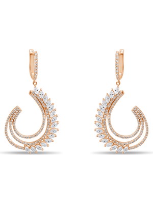 Lial Diamond 1.44 Karat Markiz Pırlanta Küpe ,doğal Pırlanta, Sertifikalı Mücevher