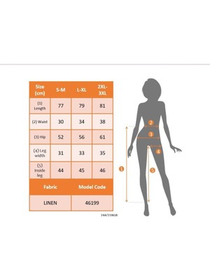 Periliçekeçe Kadın Yüksel Bel Lastikli Yandan Dügme Detaylı Midi Pantolon