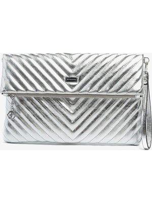Silver & Polo Silver Polo  Kadın Portföy Çantası SP1134-M211 Sılver Polo Portföy & Clutch Gümüş-Gümüş