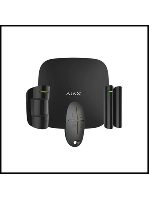 Ajax  Starterkit 4g, Kablosuz, Alarm Kiti, Siyah