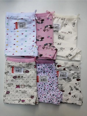 Ceylanoğlu Kız Çocuk Desenli  Boxer