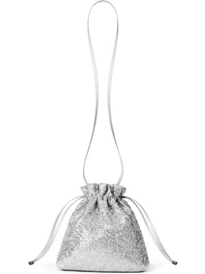 Hapshoe Gümüş Işıltılı Payetli Kız Çocuk Mini Çanta