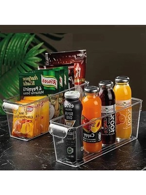 Calperia Meleni Home 2nanli Buzdolabı Düzenleyici - Şeffaf Buzdolabı Içi Düzenleyici Organizer, Meleni Home