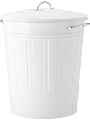 PremiumPort Beyaz 40 Litre Çöp Kutusu, Dayanıklı ve Şık Tasarım