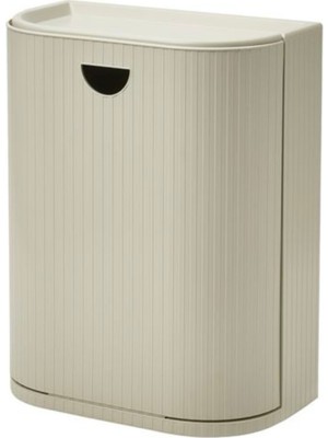 PremiumPort Gri-Bej Çok Amaçlı Kutu 21L, Şık ve Pratik Saklama Çözümü