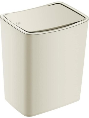PremiumPort Dokunmatik Çöp Kovası 8,5 Litre, Bas-Aç Kapak, Şık ve Pratik Kullanım