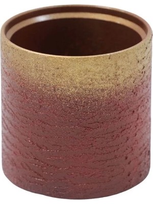 Ottowall Beton Saksı Dalgalı Silindir 12,5*12 cm