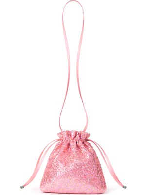 Hapshoe Pembe Işıltılı Payetli Kız Çocuk Mini Çanta