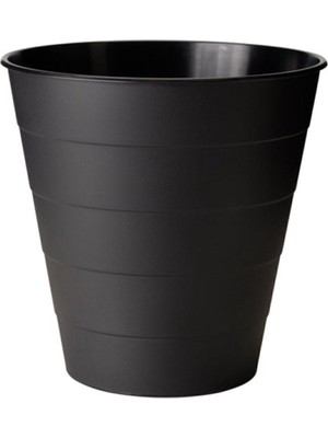 PremiumPort Şık Siyah Çöp Kutusu Saksısı 10 Litre, Pratik ve Kullanışlı Tasarım