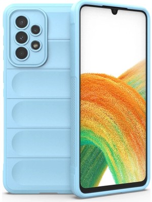 Die Grup  Samsung Galaxy A33 5g Kılıf Optimum Silikon - Sky Blue