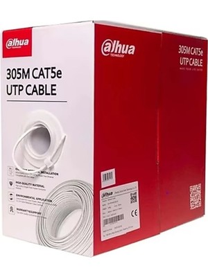 Dahua PFM922I-6UN-C 305 Metre U/utp 23AWG Cca Gri Renk Cat6 Kablo