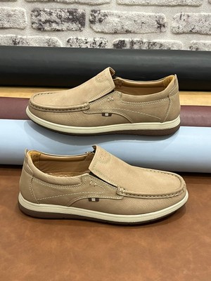 Derilax Hakiki Nubuk Deri Ortopedik Rahat Hafif Yumuşak Erkek Ayakkabı