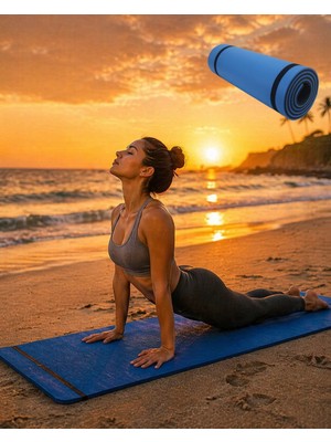 Astraltech 10MM Yoga Matı Mavi