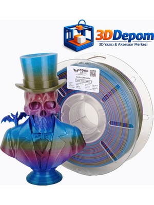 Apex 3D Tech Pla Plus Rainbow Cosmic Nebula Filament