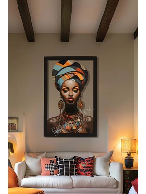 Macrodec Amara Renklerin Ritmi Metal Tablo - Modern Soyut Sanat Lazer Kesim Duvar Dekoru