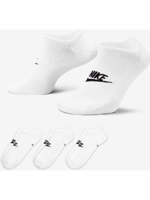 Nike U Nk Nsw Everyday Essential Beyaz Spor Çorap S Beden 3'lü Paket Yumuşak Yapı