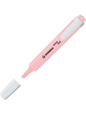 Stabilo Swing Cool Fosforlu Kalem Pastel Pembe 10 Lu (1 Paket 10 Adet)