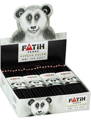  fatih kurşun kalem panda yuvarlak 11110 (144 lü kutu)