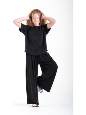 Loco Loco Kız  Çocuk 8394 Oyso Oversıze Pantolonlu Takım