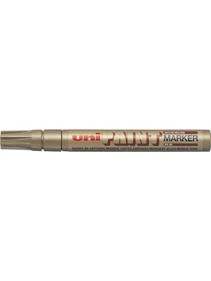 Uni-Ball Px-20 Uni Paint Markör Boyama Kalemi (Davetiye) Paint Marker 2.2-2.8 Mm Altın (12 Li)