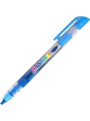 Uni-Ball Usp-105 Fosforlu Kalem Promark Eye Cep Tipi Açık Mavi (12 Li Kutu)