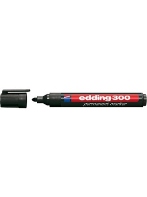 Edding E-300 Siyah Permanent Markör Kalemi 10 Lu Ed30001 (1 Paket 10 Adet)