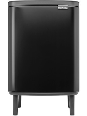 PremiumPort Şık Siyah Çöp Kutusu, 12L, Pratik ve Şık Tasarım