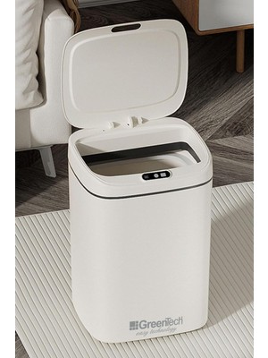 PremiumPort Sensörlü Şarjlı 16 Litre Çöp Kovası, Hijyenik ve Pratik Kullanım