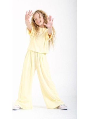 Loco Loco Kız  Çocuk 8394 Oyso Oversıze Pantolonlu Takım