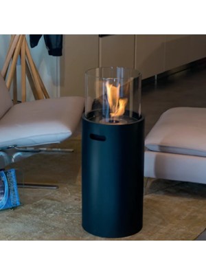 Starfire Torch Siyah Taşınabilir Bioethanol Şömine – Dumansız, Kokusuz