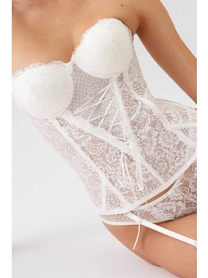 Modenya Cinderella Balenli Destekli Büstiyer Takımı 4039