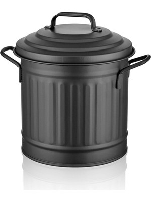 PremiumPort Siyah 4 Lt Çöp Kovası, Pratik ve Şık Ev ve Ofis Gereçleri