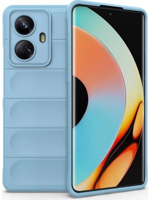 Die Grup  Realme 10 Pro 5g Kılıf Optimum Silikon - Sky Blue