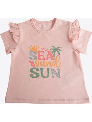 Kitikate Organik Sun T-Shirt Pembe