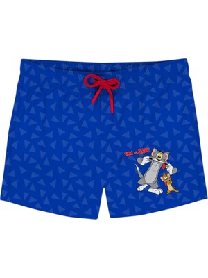 Slipstop Tojo Short Mavi Çocuk Mayo