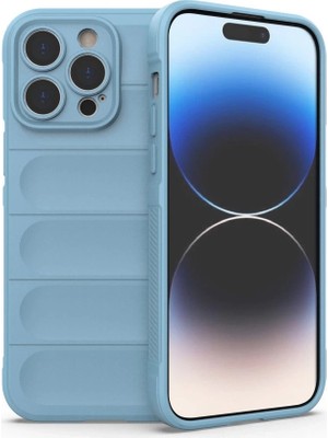 Die Grup  Iphone 14 Pro Kılıf Optimum Silikon - Sky Blue