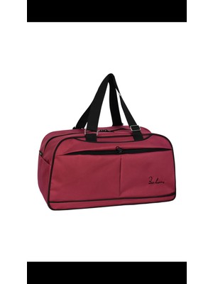 Elwes Askılıklı Spor El Valizi Büyük El Çantası Kırmızı